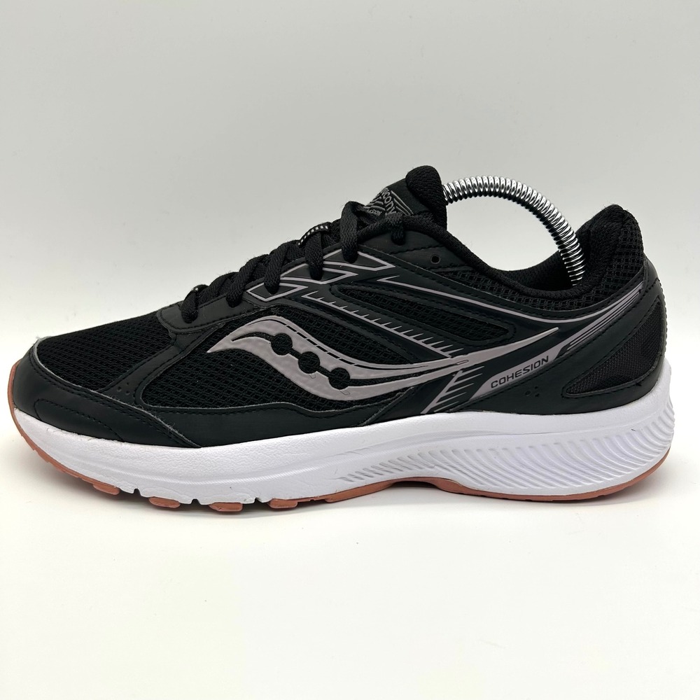 Saucony Cohesion 14 Shoes Womens 11 Black Athletic Running Sneakers S10628-1